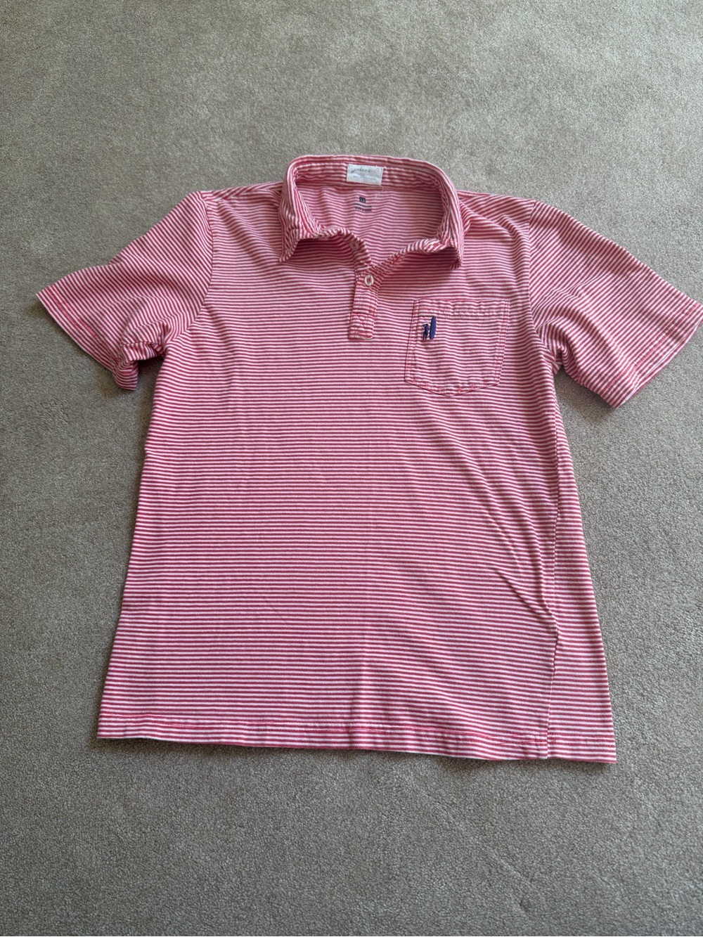 Boys Johnnie-O  Striped Polo Shirt